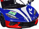 2020 Chevrolet Corvette #28 White with Blue Graphics GT Racing Series 1/24 Diecast Model Car Motormax 73794