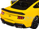 2024 Ford Mustang GT 5 0 Yellow with Black Top NEX Models Series 1/25 Diecast Model Car Welly 24123W-YL