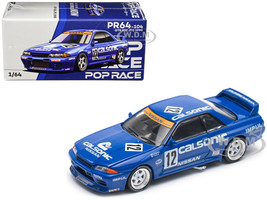 GTR R32 RHD Right Hand Drive #12 Kazuyoshi Hoshino Toshio Suzuki Calsonic Winner Japanese Touring Car Championship 1990 1/64 Diecast Model Car Pop Race PR640104