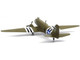 Douglas C 47 Skytrain Transport Aircraft Night Fright 79th Troop Carrier Squadron 436th Troop Carrier Group D Day 1944 United States Army Air Forces 1/100 Diecast Model FS033D