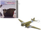 Douglas C 47 Skytrain Transport Aircraft Night Fright 79th Troop Carrier Squadron 436th Troop Carrier Group D Day 1944 United States Army Air Forces 1/100 Diecast Model FS033D