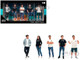 Team Liberty Walk 5 piece Figure Set for 1/18 Scale Models American Diorama AD-90100