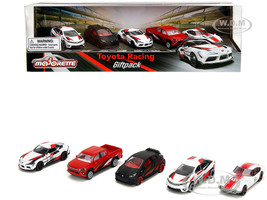 Toyota Racing Giftpack 2024 5 piece Set 1/64 Diecast Model Cars Majorette 212053189