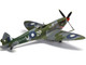 Level 4 Model Kit Supermarine Spitfire Mk VIII Fighter Aircraft with 3 Scheme Options 1/24 Plastic Model Kit Airfix A17002