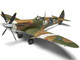 Level 4 Model Kit Supermarine Spitfire Mk VIII Fighter Aircraft with 3 Scheme Options 1/24 Plastic Model Kit Airfix A17002