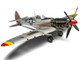 Level 4 Model Kit Supermarine Spitfire Mk VIII Fighter Aircraft with 3 Scheme Options 1/24 Plastic Model Kit Airfix A17002
