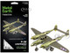 Model Kit Lockheed Martin P 38 Lightning Fighter Aircraft #162 United States Army Air Forces Challenging Difficulty Model Metal Earth ICX143