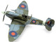 Model Kit Supermarine Spitfire Fighter Aircraft British Royal Air Force Moderate Difficulty Steel Model Metal Earth ME1005