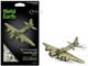 Model Kit Boeing B 17 Flying Fortress Bomber Aircraft World War II United States Army Air Forces Challenging Difficulty Steel Model Metal Earth ME1009