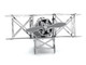 Model Kit Fokker D VII Fighter Aircraft Imperial German Army Easy Difficulty Steel Model Metal Earth MMS005