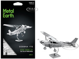 Model Kit Cessna 172 Skyhawk Aircraft Moderate Difficulty Steel Model Metal Earth MMS045