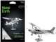 Model Kit Cessna 172 Skyhawk Aircraft Moderate Difficulty Steel Model Metal Earth MMS045