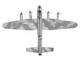 Model Kit Avro Lancaster Bomber Aircraft Royal Air Force Moderate Difficulty Steel Model Metal Earth MMS067