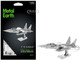 Model Kit McDonnell Douglas F 15 Eagle Fighter Aircraft Moderate Difficulty Steel Model Metal Earth MMS082