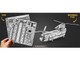 Model Kit Boeing CH 47 Chinook Transport Helicopter Moderate Difficulty Steel Model Metal Earth MMS084