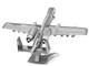 Model Kit Fairchild Republic A 10 Thunderbolt II Warthog Attack Aircraft Moderate Difficulty Steel Model Metal Earth MMS109
