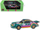 1975 Porsche 911 Carrera RSR 3 0 #5 Kremer Racing Vaillant Green with Stripes 1/64 Diecast Model Car Paragon Models PA-55792