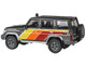 2014 Toyota Land Cruiser LC76 TRD Livery Gray Metallic with Stripes 1/64 Diecast Model Car Paragon Models PA-56311