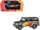 2014 Toyota Land Cruiser LC76 TRD Livery Gray Metallic with Stripes 1/64 Diecast Model Car Paragon Models PA-56311
