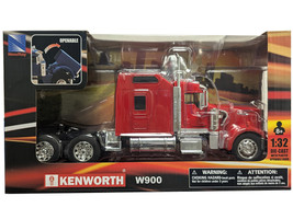 Kenworth W900 Truck Tractor Red 1/32 Diecast Model New Ray SS-53053