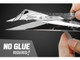 Model Kit Lockheed Martin F 117 Nighthawk Stealth Aircraft United States Air Force Moderate Difficulty Steel Model Metal Earth MMS164