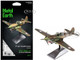 Model Kit Curtiss P 40 Warhawk Fighter Bomber Aircraft American Volunteer Group AVG Chinese Air Force Moderate Difficulty Steel Model Metal Earth MMS213