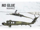 Model Kit Sikorsky Black Hawk Helicopter United States Army Moderate Difficulty Steel Model Metal Earth MMS461