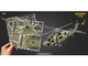 Model Kit Sikorsky Black Hawk Helicopter United States Army Moderate Difficulty Steel Model Metal Earth MMS461