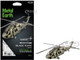 Model Kit Sikorsky Black Hawk Helicopter United States Army Moderate Difficulty Steel Model Metal Earth MMS461