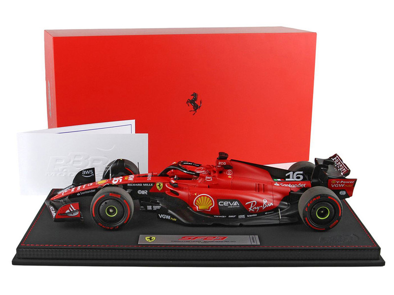 Ferrari SF 23 #16 Charles Leclerc 3rd Place Formula One F1 Belgian GP 2023 Limited Edition to 72 pieces Worldwide 1/18 Diecast Model Car BBR BBR231816CDIE