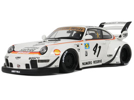 RWB Bodykit Kato San #41 White 1/18 Model Car GT Spirit GT451