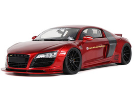 2022 Audi R8 LB Works Red Metallic 1/18 Model Car GT Spirit GT892