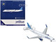 Embraer ERJ 190 Commercial Aircraft JetBlue Airways N323JB White with Blue Tail 1/400 Diecast Model Airplane GeminiJets GJ2287