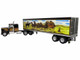 1974 Kenworth W900A Tractor with Refrigerated Trailer Bandit Trucking Black and Brown Big Rig Replicas Series 1/43 Diecast Model Iconic Replicas 43-0445 1974 Kenworth W900A Tractor with Refrigerated Trailer Bandit Trucking Black and Brown Big Rig Replicas Series 1/43 Diecast Model Iconic Replicas 43-0445