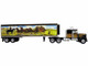 1974 Kenworth W900A Tractor with Refrigerated Trailer Bandit Trucking Black and Brown Big Rig Replicas Series 1/43 Diecast Model Iconic Replicas 43-0445 1974 Kenworth W900A Tractor with Refrigerated Trailer Bandit Trucking Black and Brown Big Rig Replicas Series 1/43 Diecast Model Iconic Replicas 43-0445
