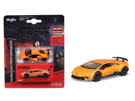 Lamborghini Huracan Performante Orange Speed Icons Series 1/64 Diecast Model Car Maisto 15700-24E-OR