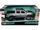 2023 Toyota Tacoma TRD PRO Off Road Pickup Truck Cement Gray with Black Hood and Roofrack Maisto Design Series 1/27 Diecast Model Car Maisto 32458WH