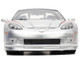 2006 Chevrolet Corvette Z06 Silver Metallic with Red Stripes Bigtime Muscle Series 1/24 Diecast Model Car Jada 33053