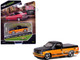 1993 Chevrolet 454 SS Pickup Truck Black and Orange Metallic Maisto Design Series 1/64 Diecast Model Car Maisto 15494-23B