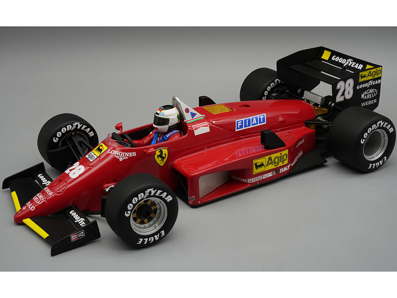 Ferrari 156 85 #28 Stefan Johansson Formula One F1 German GP 1985 with Driver Mythos Series Limited Edition to 80 pieces Worldwide 1/18 Model Car Tecnomodel TMD18-322C