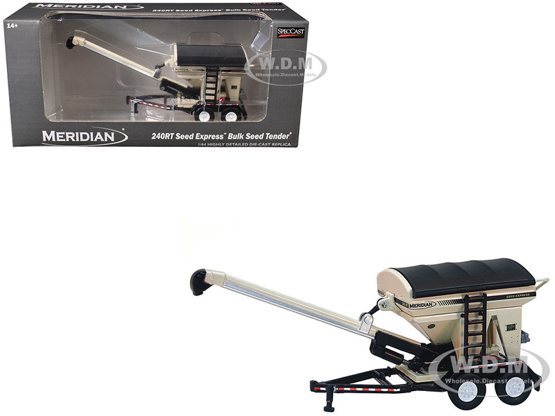 Meridian 240RT Seed Express Bulk Seed Tender Light Tan 1/64 Diecast Model SpecCast MER002