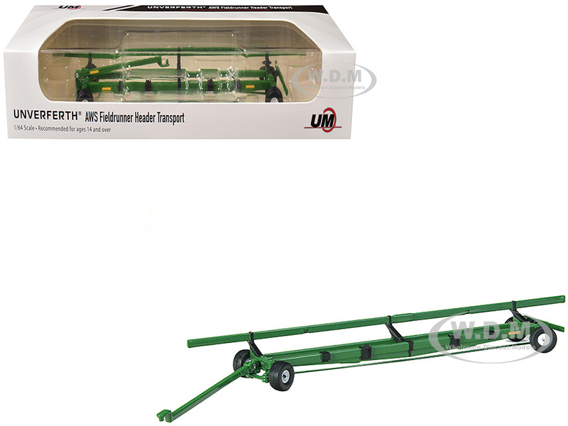 Unverferth AWS Fieldrunner Header Transport Green 1/64 Diecast Model SpecCast UBC022
