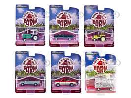 Down on the Farm Series Set of 6 pieces Release 9 1/64 Diecast Models Greenlight 48090SET