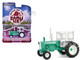1973 Tractor with Closed Cab Green and White Down on the Farm Series 9 1/64 Diecast Model Greenlight 48090A
