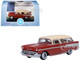 1957 Chevrolet Nomad Adobe Beige with Sierra Gold Top 1/87 (HO) Scale Diecast Model Car Oxford Diecast 87CN57008