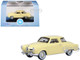 1950 Studebaker Champion Starlight Coupe Tulip Cream 1/87 (HO) Scale Diecast Model Car Oxford Diecast 87SC50001