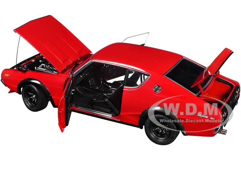 NISSAN SKYLINE 2000GT-R (KPGC110) TUNED VER. RHD RED 1/18