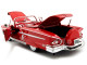 1958 Chevrolet Impala Red 1/24 Diecast Car Model Motormax 73267