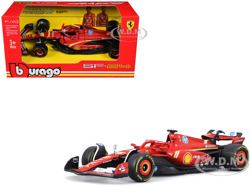 Ferrari SF 24 #16 Charles Leclerc Formula One F1 World Championship 2024 Formula Racing Series 1/43 Diecast Model Car Bburago 36844CL