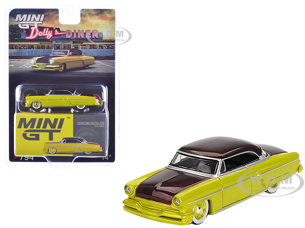 ミニカー MINI GT Lincoln Capri Christmas Hot Rod Mini GT 1:64 Lincoln Capri Christmas Hot Rod Set by Tim